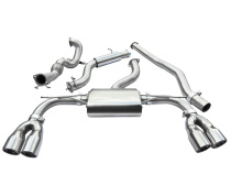 Audi S3 (8V) (saloon) Quattro 13- Turboback-sportavgassystem (Med De-Cat & Ljuddämpare) Cobra Sport